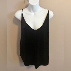 Banana republic velvet evening slinky top M witchy vampy sexy date night